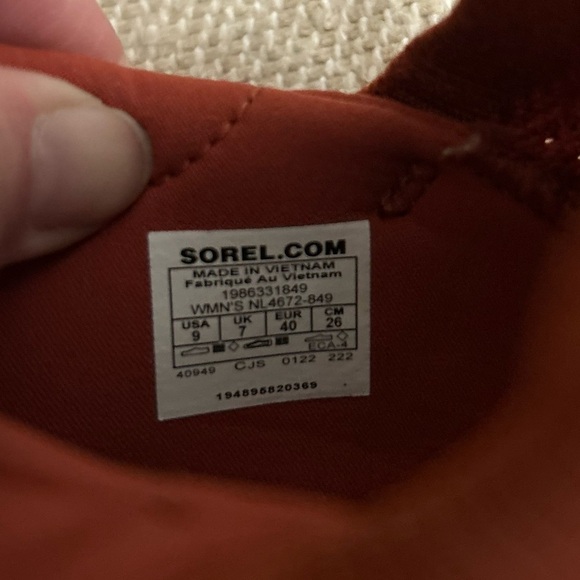 Sorel Explorer Blitz Stride Lace Shoes women’s size 9. Athletic workout running - Picture 7 of 7